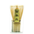 100 dientes Bambú blanco Chasen Matcha batidor